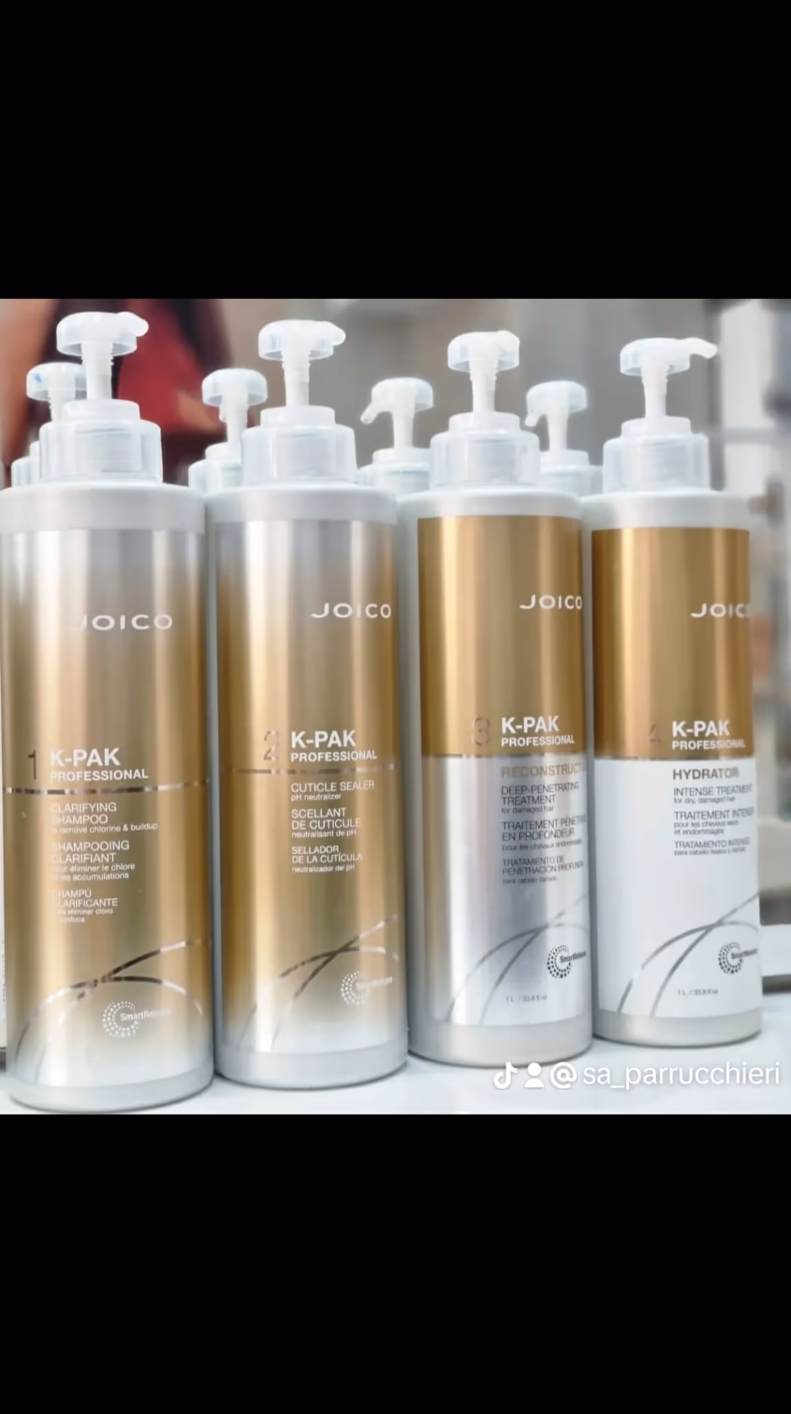 Linea professionale Joico K-PAK per ricostruzione profonda capelli